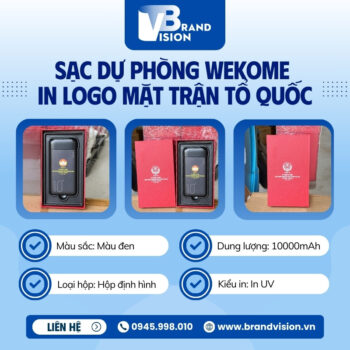 Sạc dự phòng in logo thương hiệu HOCO