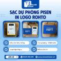 Sạc dự phòng in logo thương hiệu Pinsen