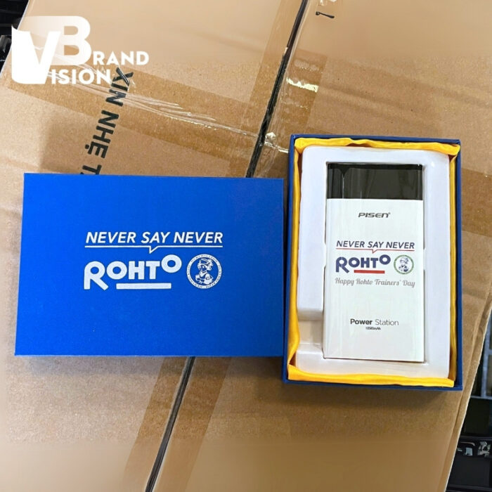 Sạc dự phòng in logo thương hiệu Pinsen