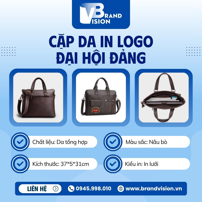 Cặp da quà tặng Đại hội