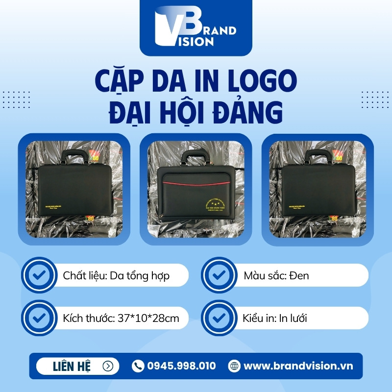 Cặp da quà tặng Đại hội