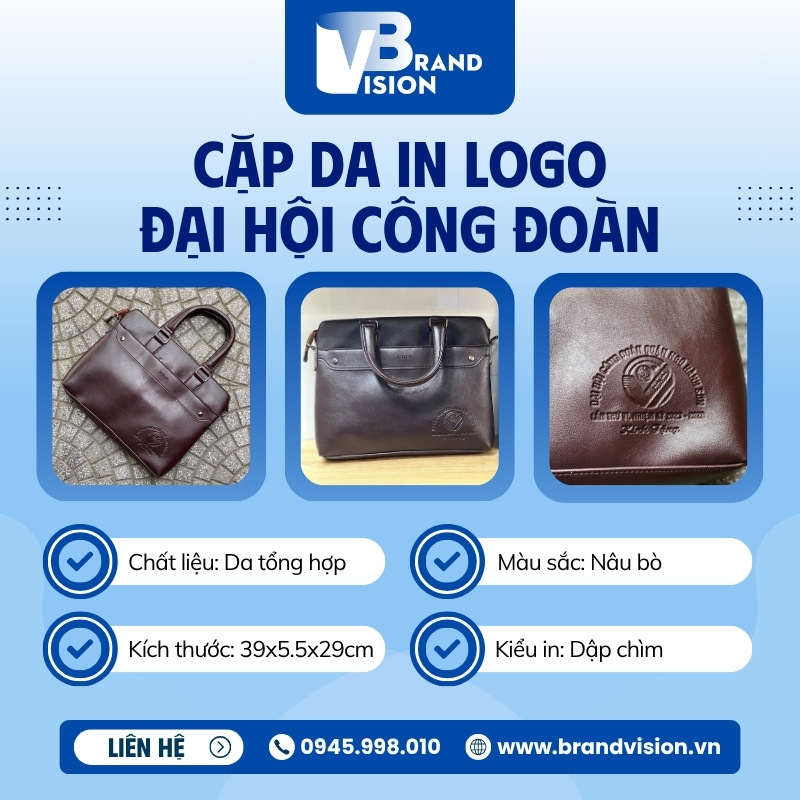Cặp da quà tặng Đại hội