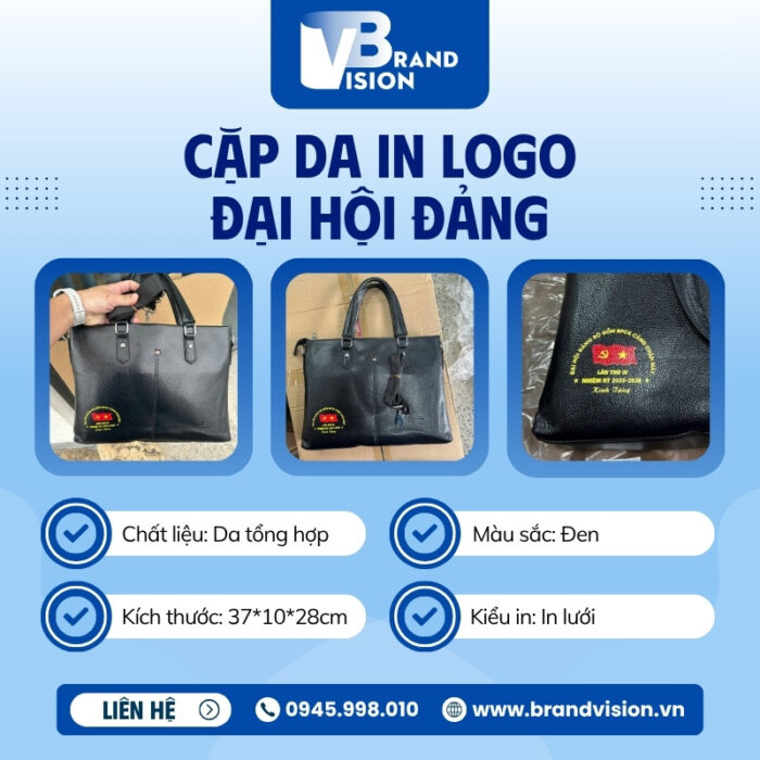 Cặp da quà tặng Đại hội