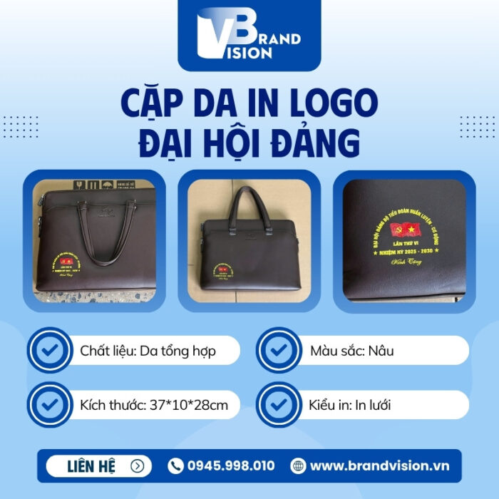 Cặp da quà tặng Đại hội