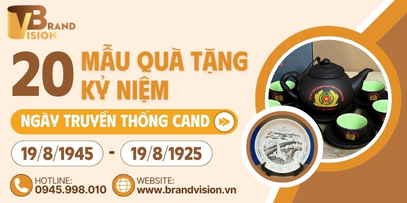Quà tặng kỷ niệm 80 năm ngày truyền thống CAND