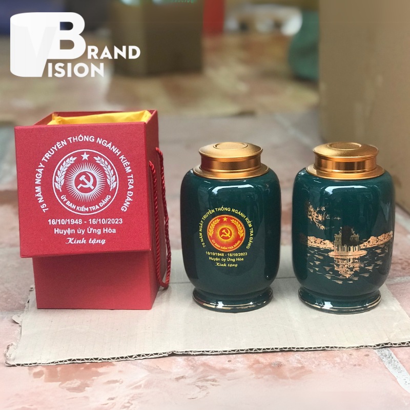 Hũ đựng trà quà tặng