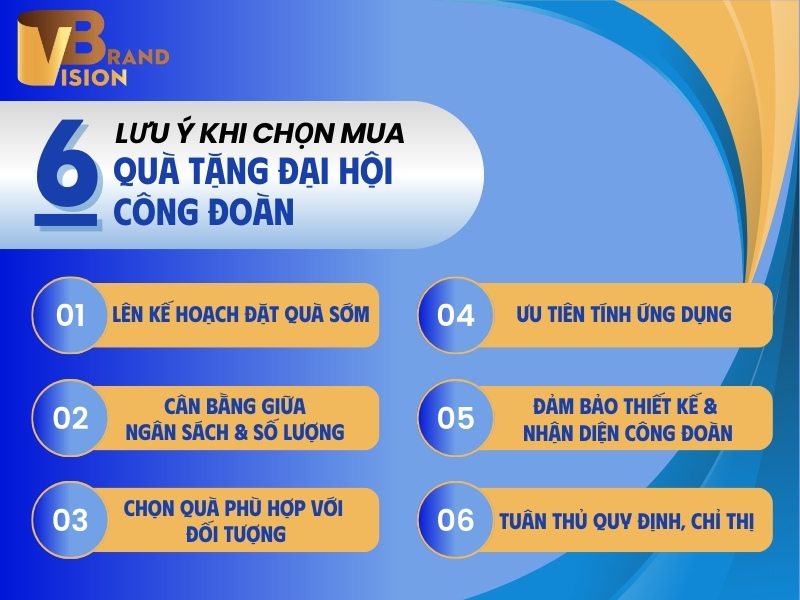 Lưu ý khi lựa chọn quà tặng Đại hội Công đoàn các cấp