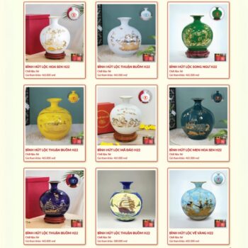 bình hút lộc quà tặng 80 năm Ngày truyền thống Tòa án Nhân dân in logo BHL-20 (1)