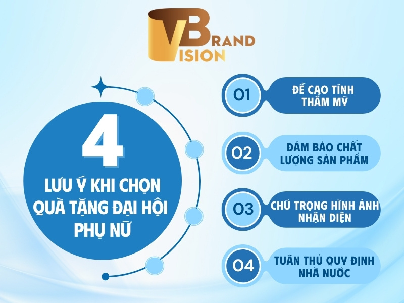 lưu ý khi lựa chọn quà tặng Đại hội Đại biểu Phụ nữ
