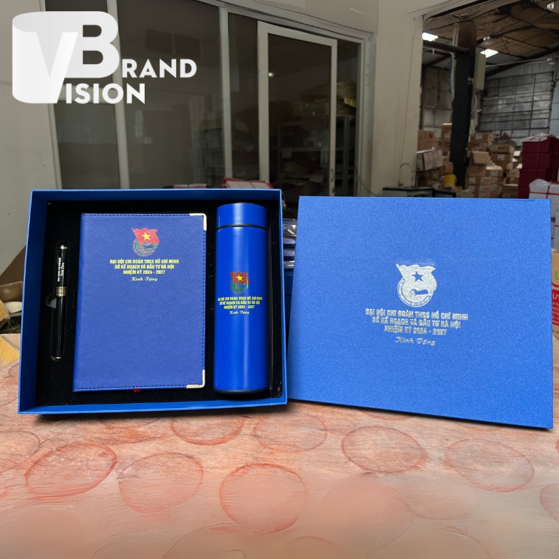Bộ giftset in logo quà tặng