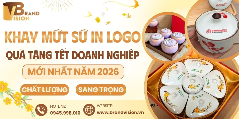 top 7 bộ khay mứt sứ in logo làm quà Tết doanh nghiệp năm 2026