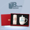 Set Quà Tặng Túi Vải Và Ly Sứ In Logo
