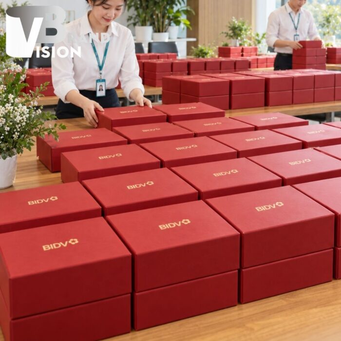 Set Quà Tặng Túi Vải Và Ly Sứ In Logo