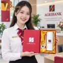 Bộ quà tặng bình nước, móc khóa, bút bi in logo