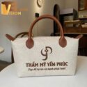 Bộ giftset túi xách và mũ cói