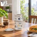 Bộ phin cafe men kem vẽ cá