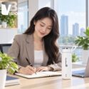 Bộ Giftset Bút Ký Và Bình Giữ Nhiệt Quai Xách In Logo
