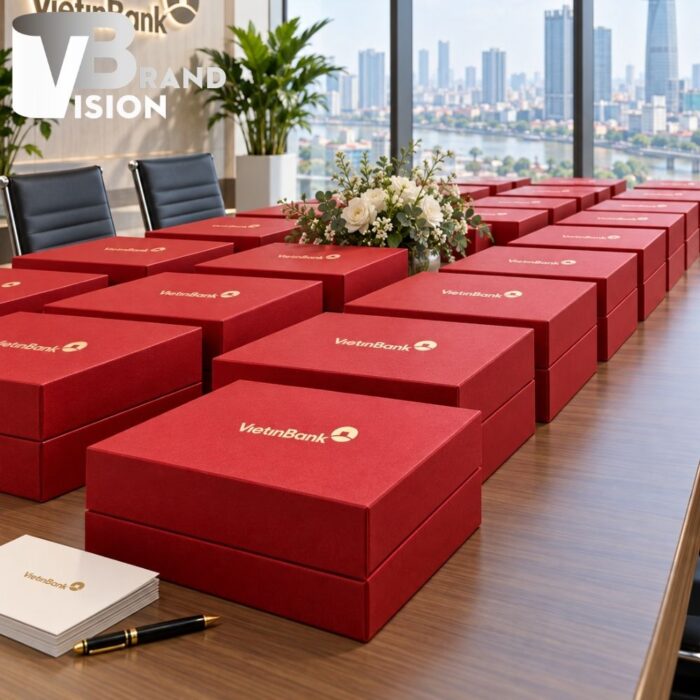 Bộ Giftset Bút Ký Và Bình Giữ Nhiệt Quai Xách In Logo