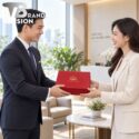 Bộ giftset lọ hoa và cốc sứ men hỏa biến