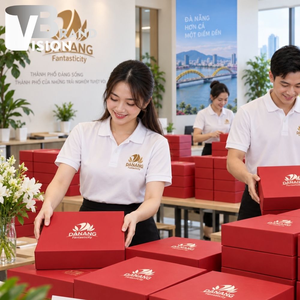 Set Quà Tặng Quạt Điện Cầm Tay Và Bình Nước Nhựa In Logo