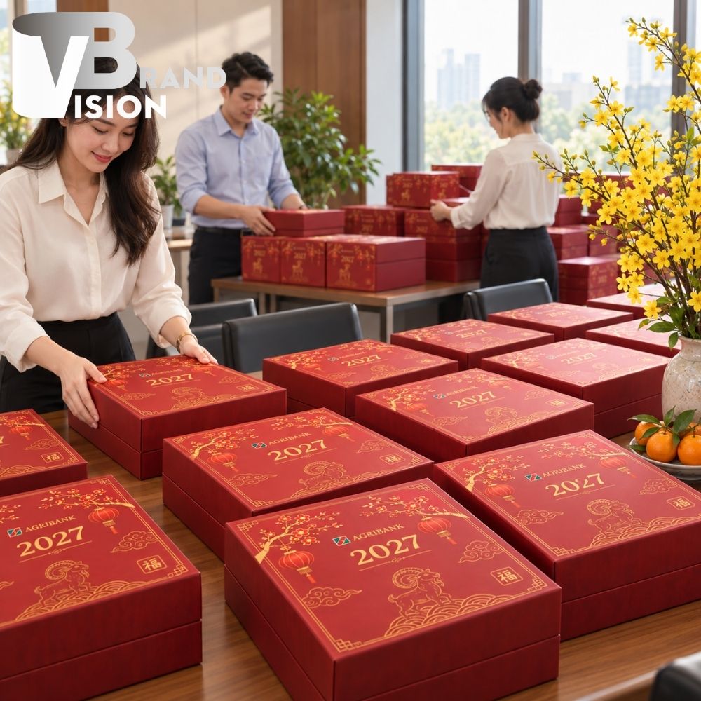 Bộ Quà Tặng Cao Cấp Đồng Hồ Để Bàn Và Tượng Dê Gốm Sứ