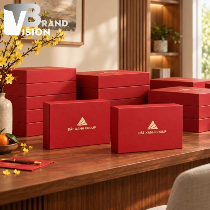 Set quà tặng tượng Dê và ví da đựng thẻ
