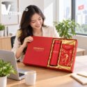 Quà tặng bình giữ nhiệt và bao lì xì