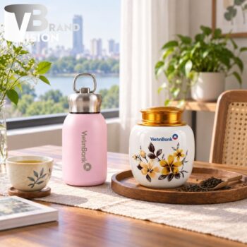 Bộ quà tặng bình giữ nhiệt và hũ trà
