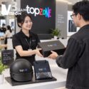 Set quà tặng mũ bảo hiểm và áo mưa in logo