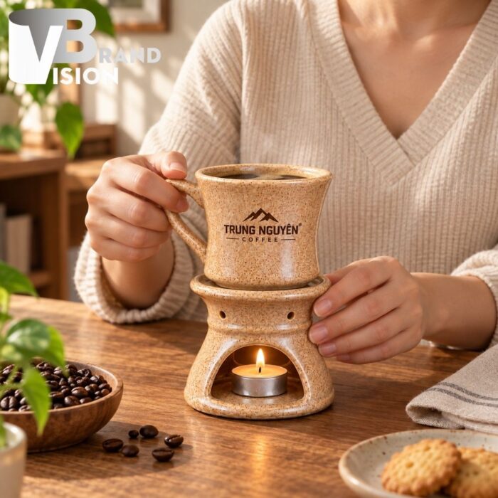 Bộ tách pha cà phê đốt nến