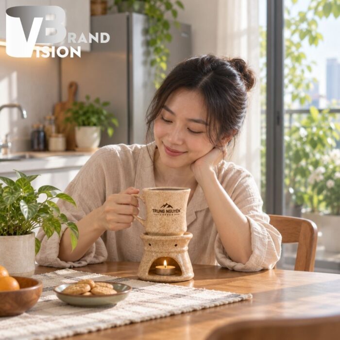 Bộ tách pha cà phê đốt nến