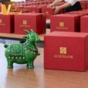 Tượng Dê gốm sứ men ngọc lục